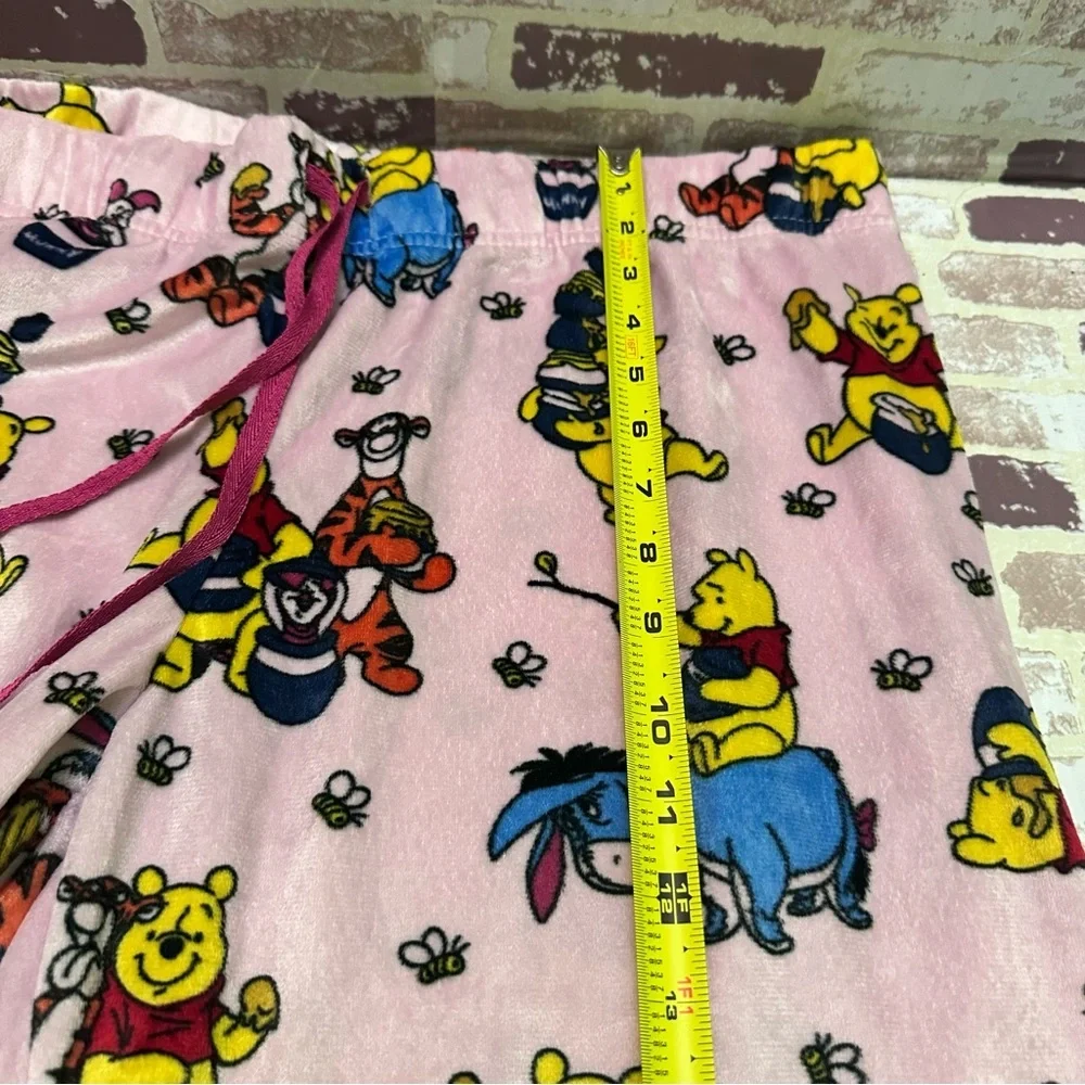 Disney Winnie Pink and Yellow Pajama Bottoms with Playful Cartoon Design - Picture 7 of 9